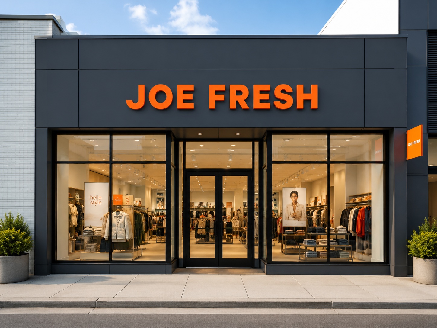 Joe Fresh retail storefront