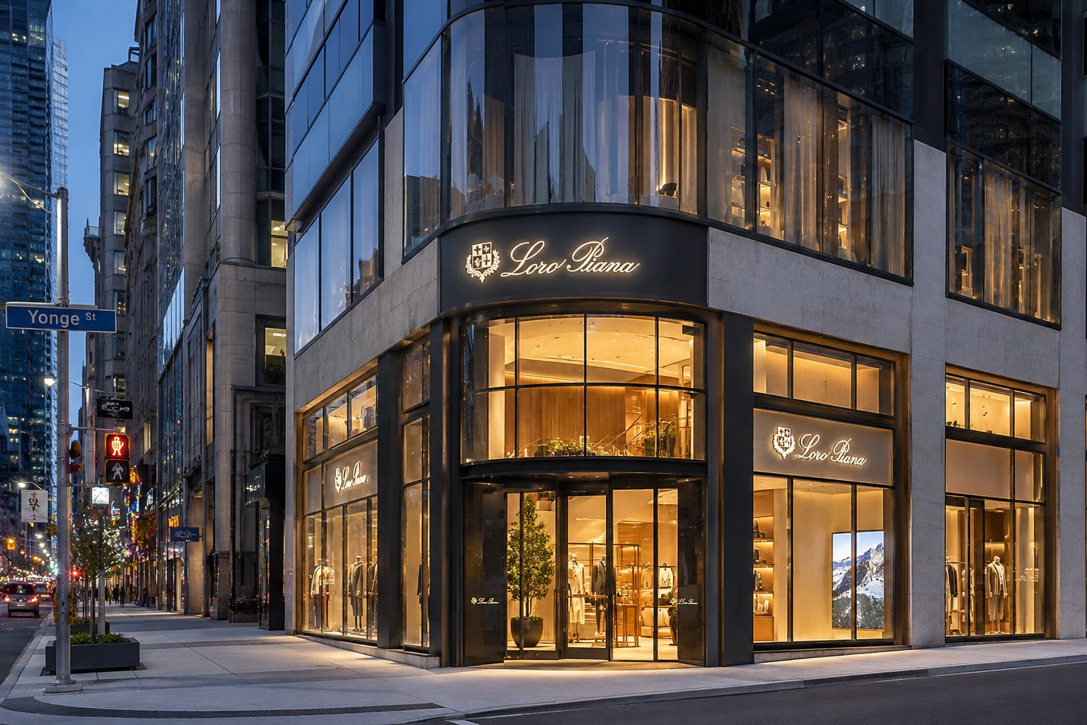 Loro Piana on Yonge Street