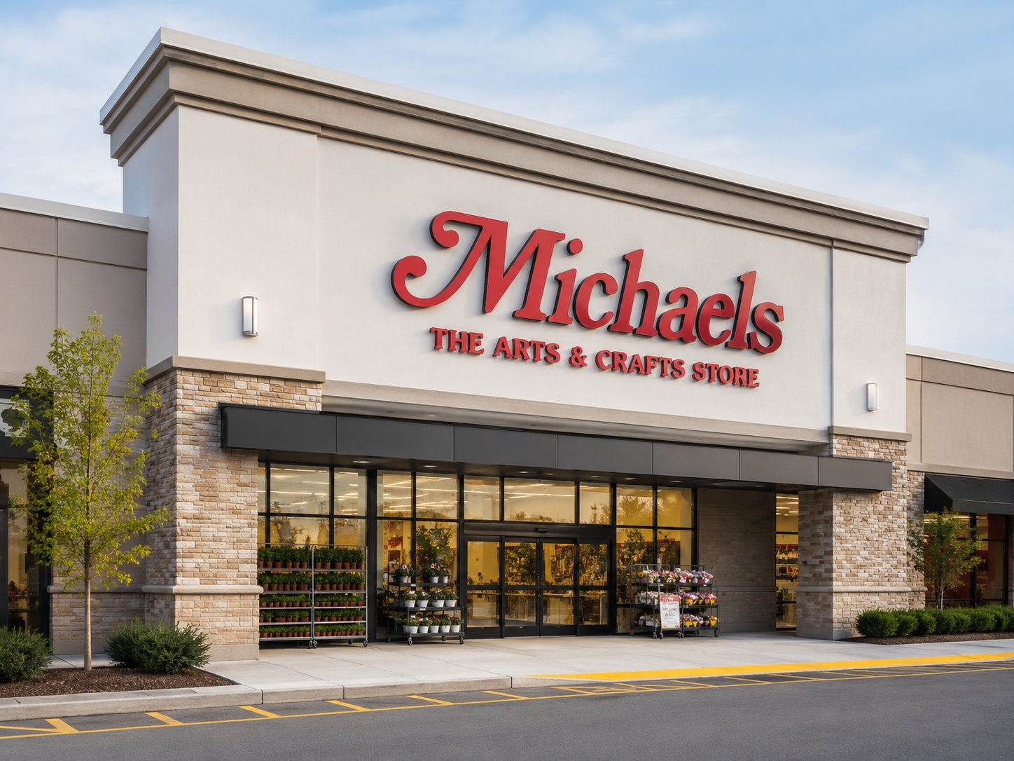 Michaels retail storefront